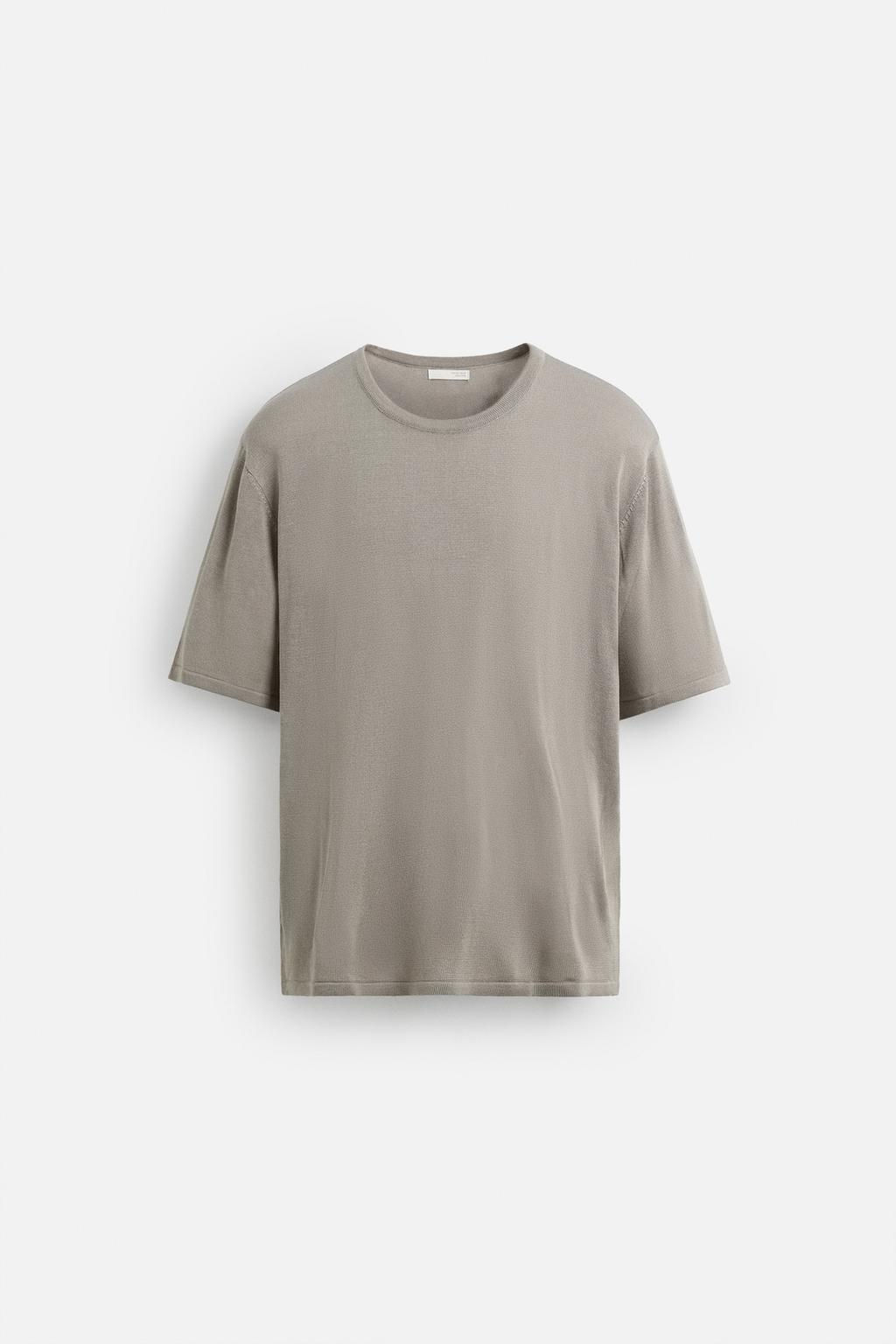 FLOWING KNIT T-SHIRT - Zara фото 8