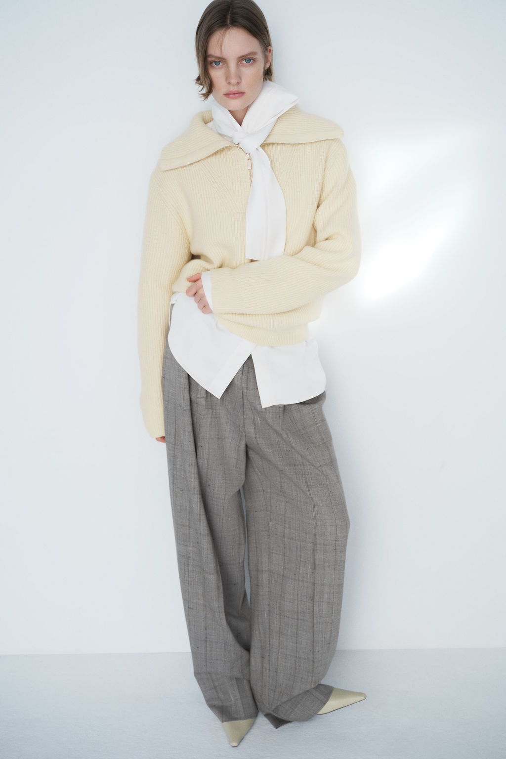 Jersey en punto de canal? con media cremallera - H&m фото 3