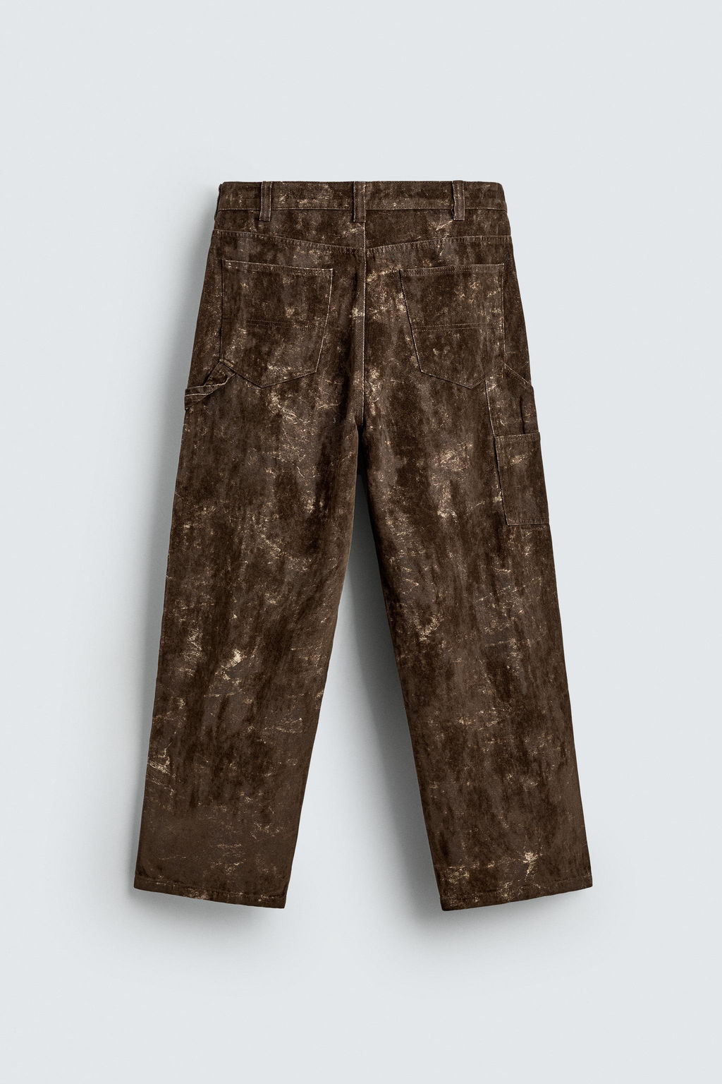 ABSTRACT PRINT CARPENTER TROUSERS - Zara фото 2