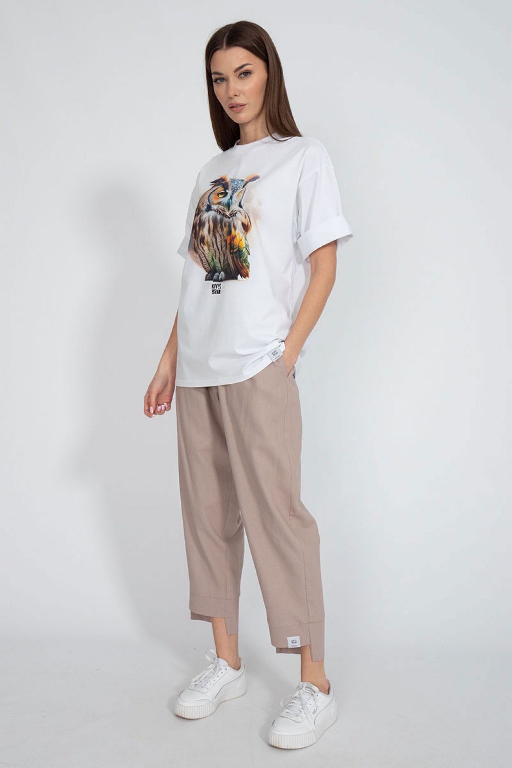 Джоггеры льняные 4082 - Kivviwear фото 4