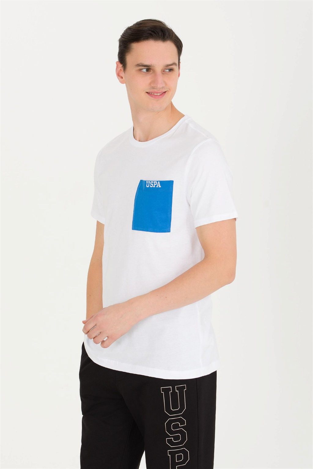 Мужская белая футболка с круглым вырезом Неожиданная скидка в корзине - U.s. polo assn фото 3