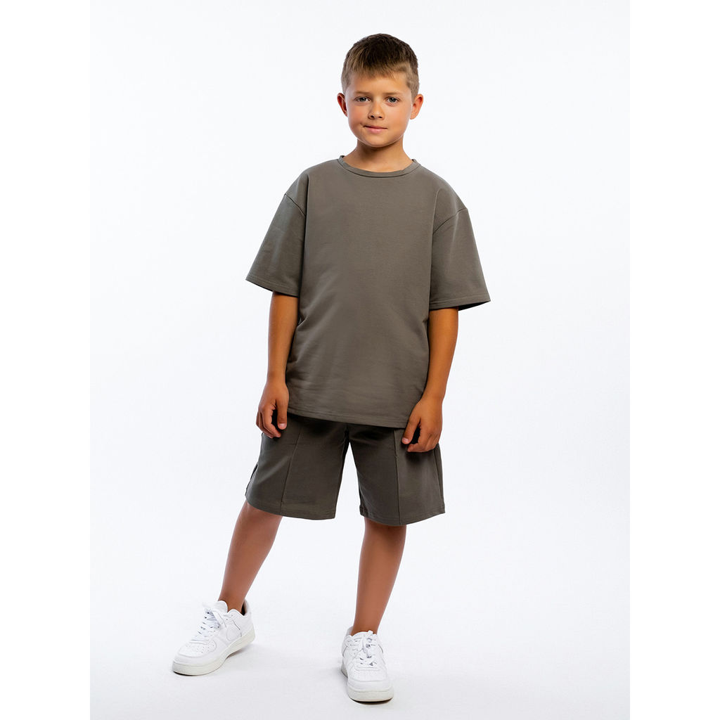 Комплект шорты и футболка футер 2х нитка петля 7424320102 - Youlala фото 9