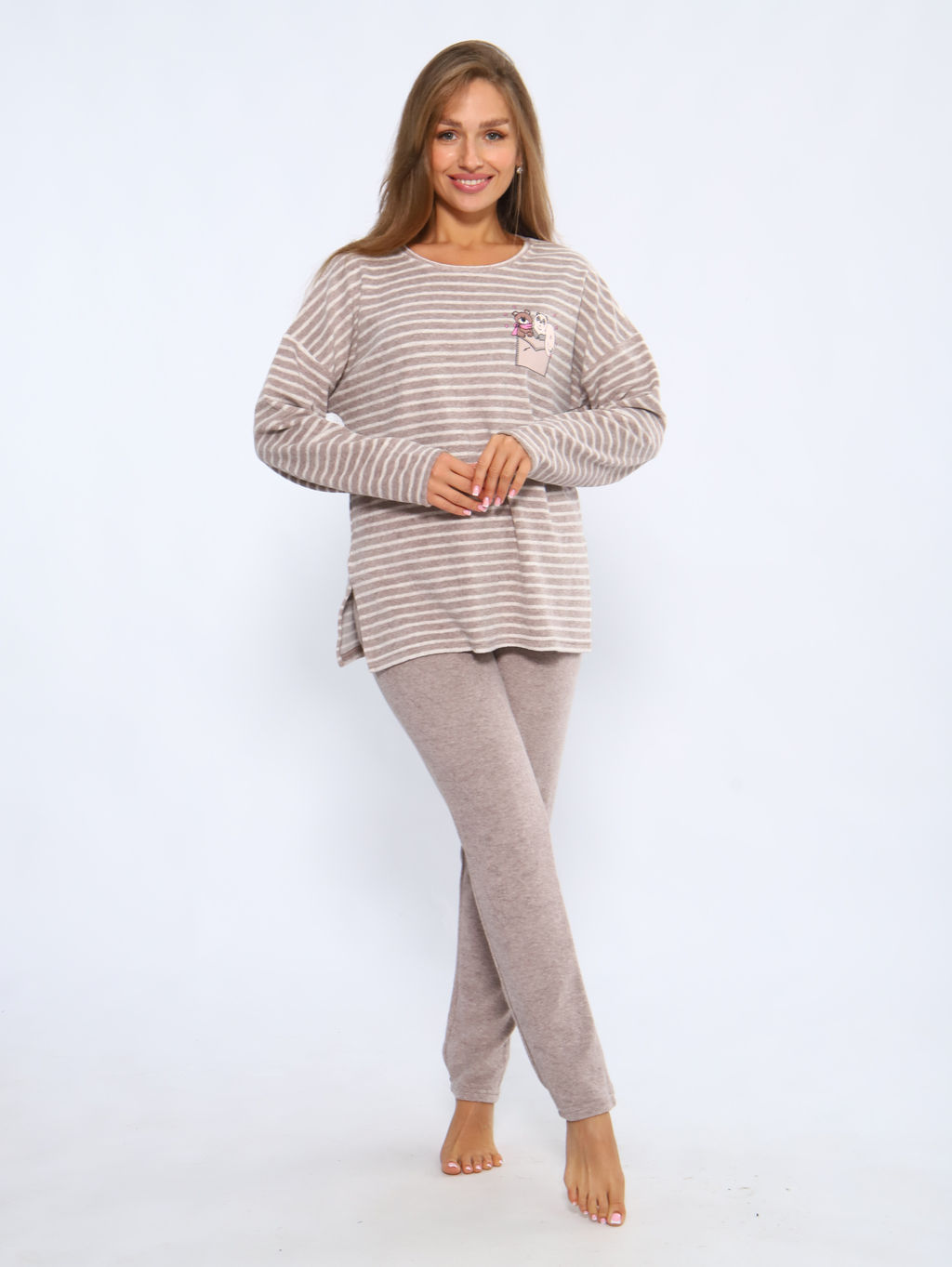 Пижама женская 5-304б (капучино)