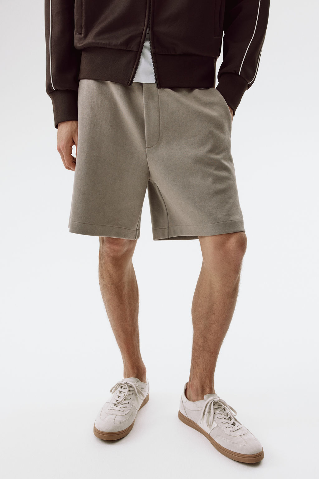 Pantal?n corto interlock Regular Fit - H&m фото 7