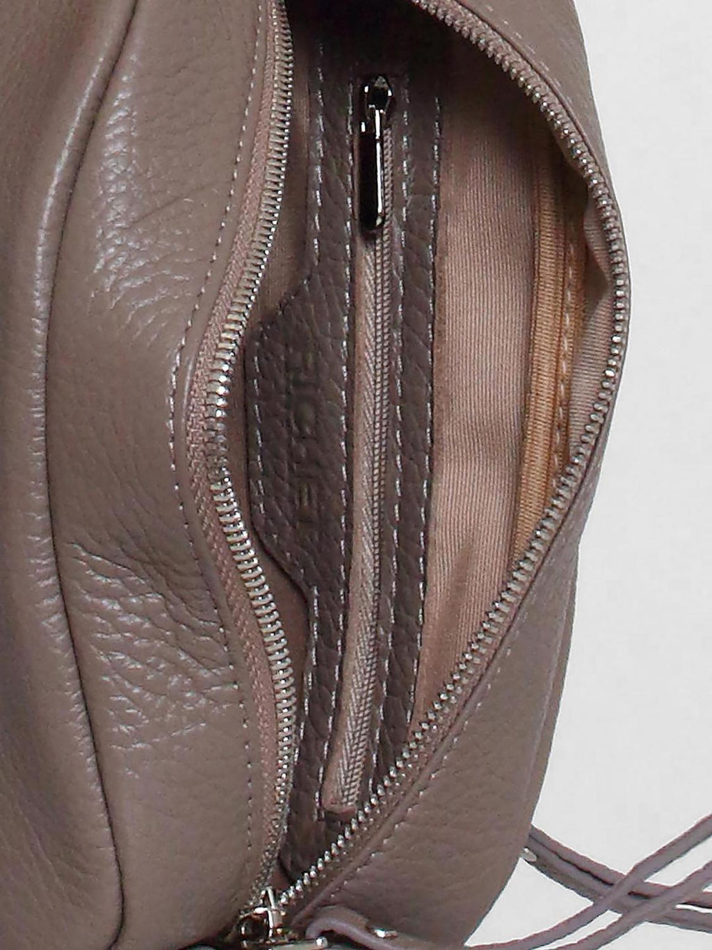 Женская кожаная сумка Richet 3182LN 612 Тауп