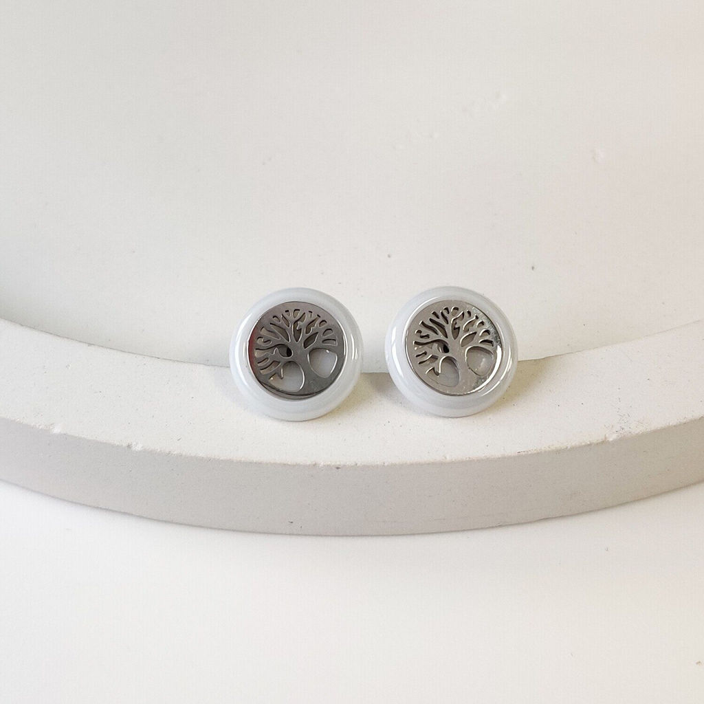 Серьги с керамикой