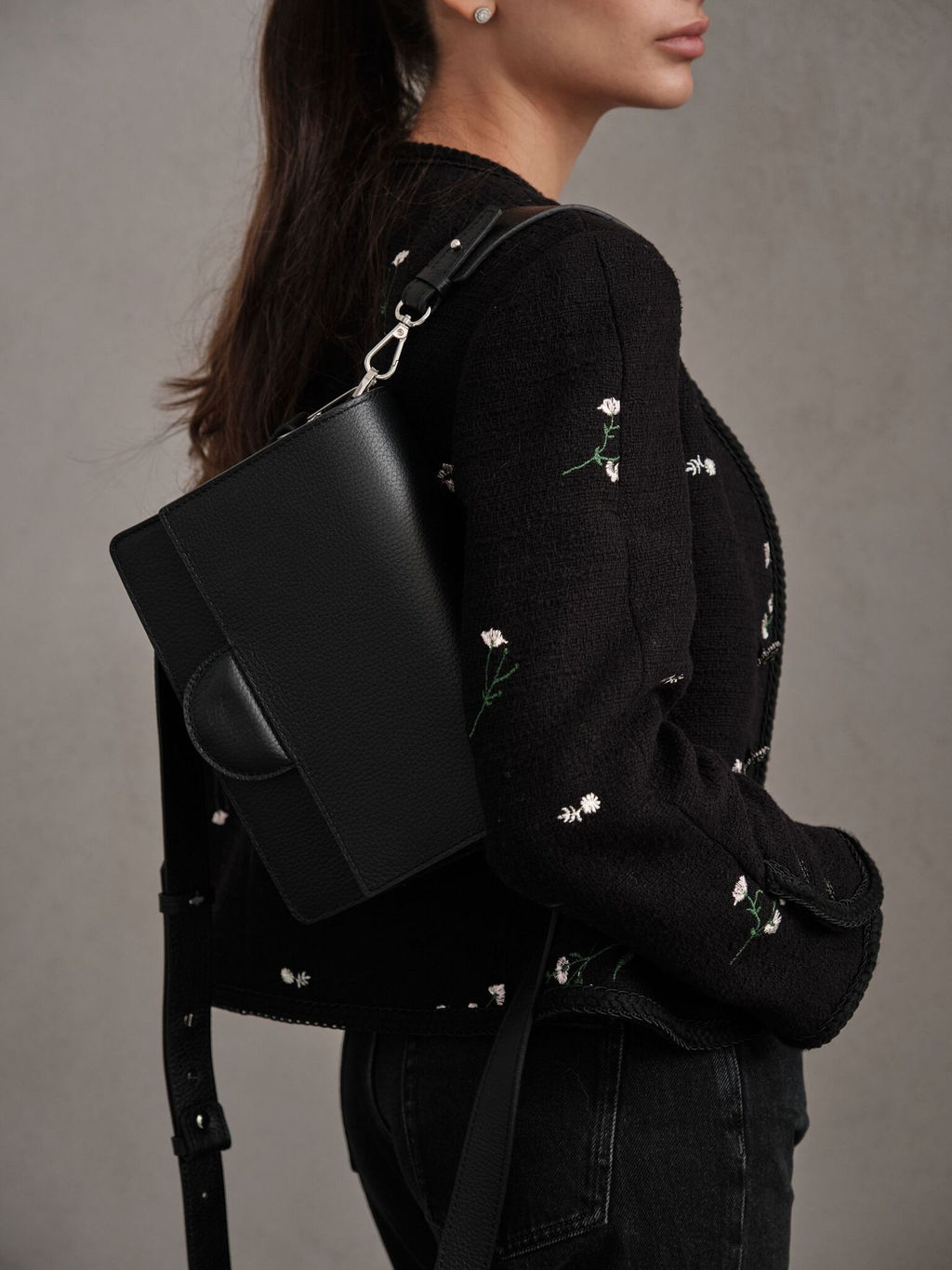 Сумка через плечо Deboro 30574 черная