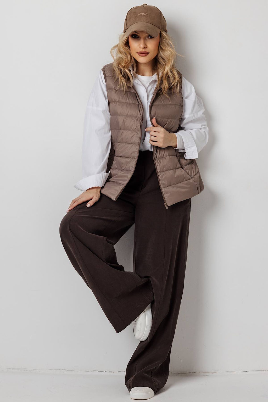 Жилет женский 2001/01/Мокко