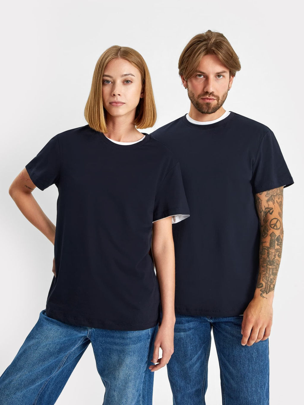 ФУТБОЛКА МУЖСКАЯ темно -синий 111773 - Mark formelle фото 2