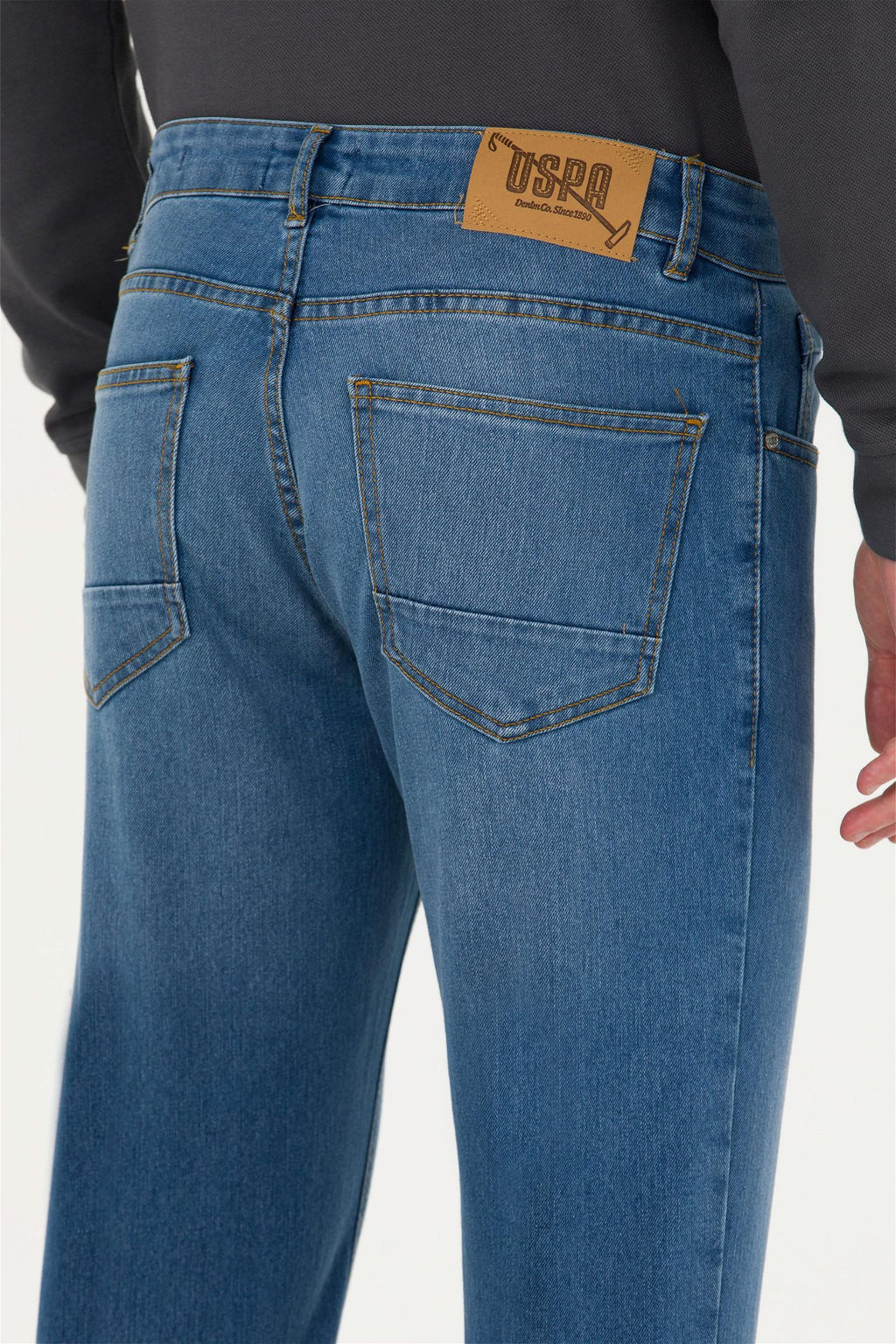 U. S. Polo Assn / Мужские голубые джинсовые брюки - U.s. polo assn фото 7