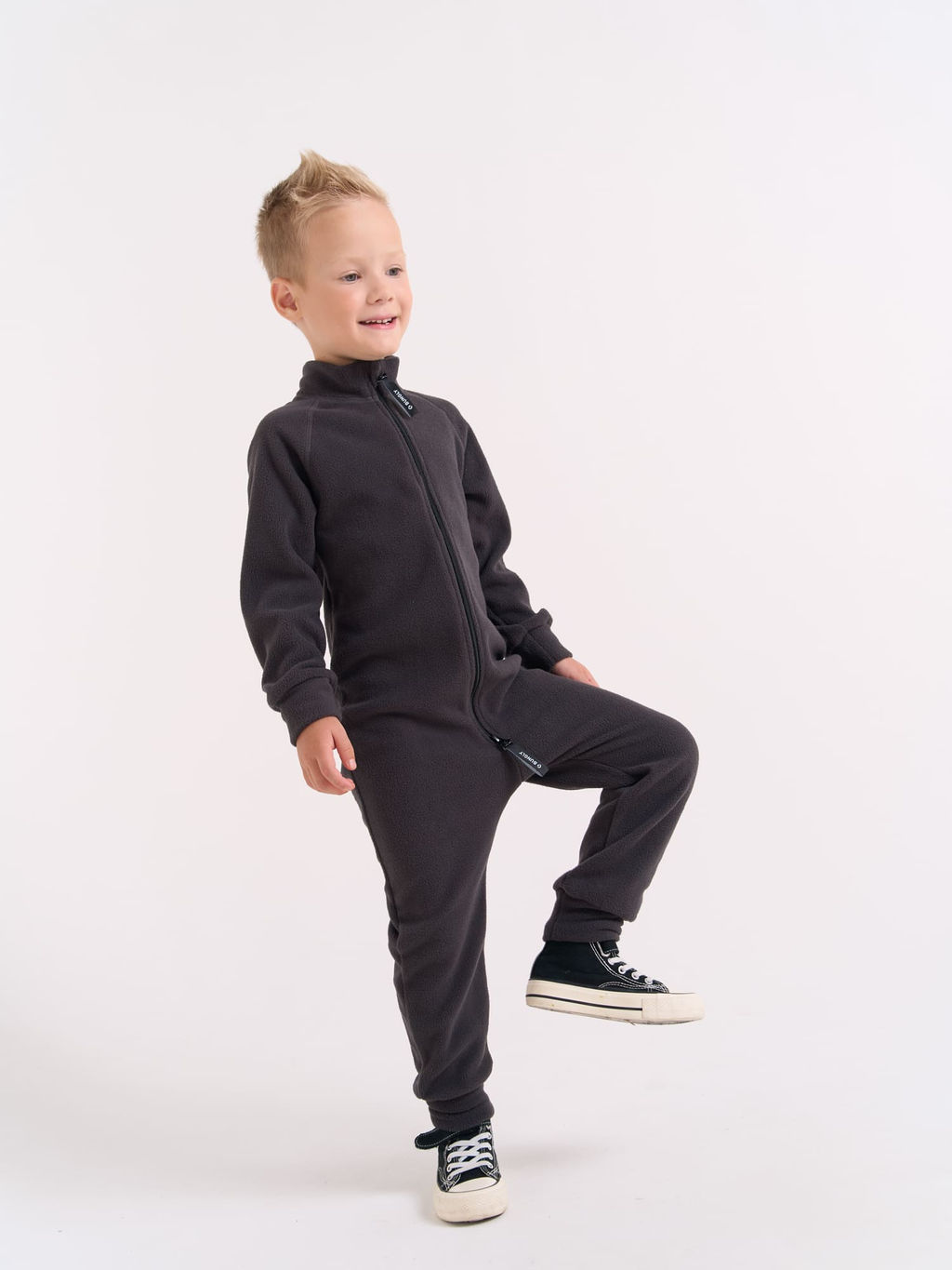 Комбинезон флисовый Антрацит - Bungly фото 7