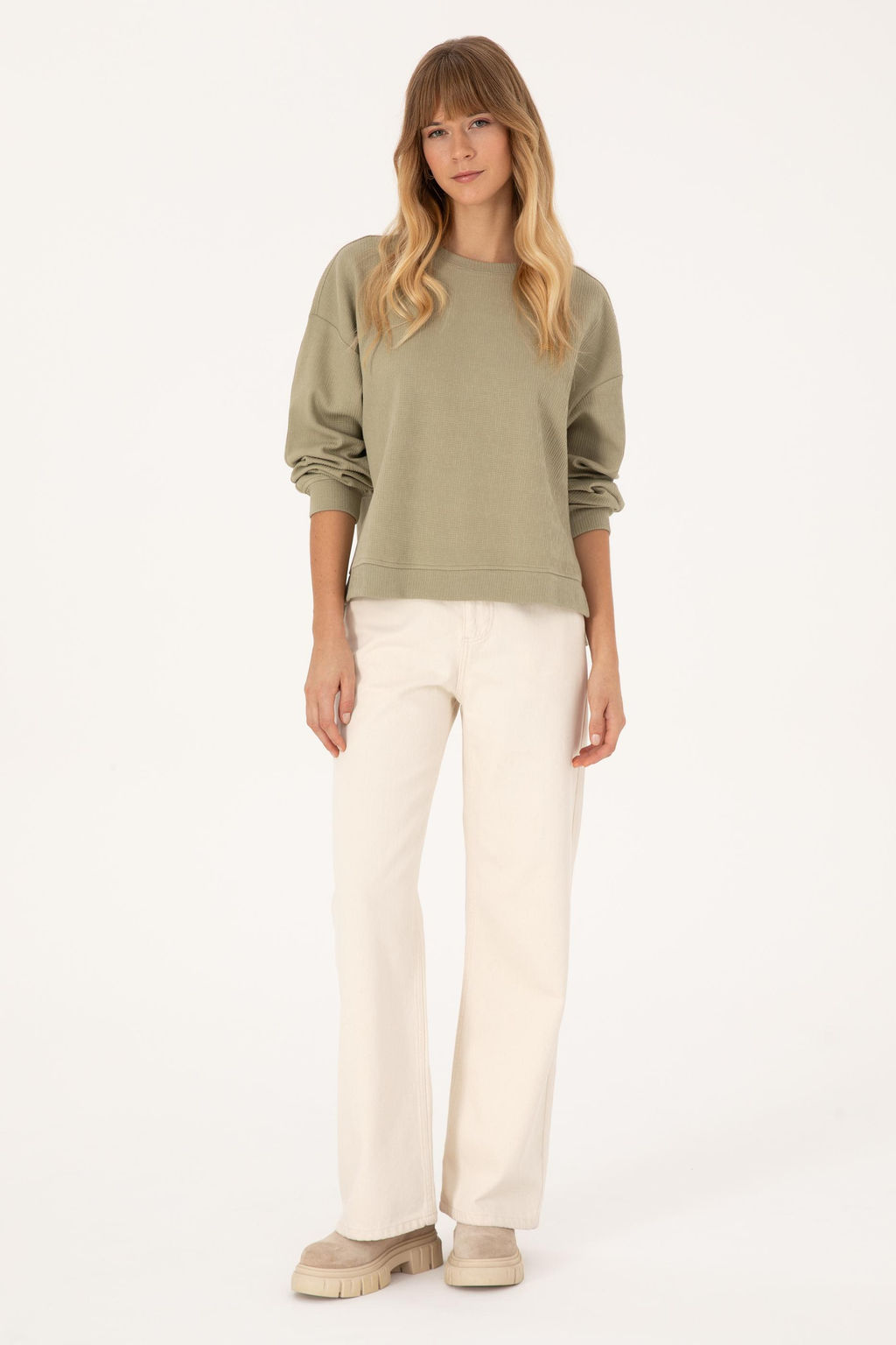 Kad_n A__k Haki Sweatshirt - U.s. polo assn фото 4