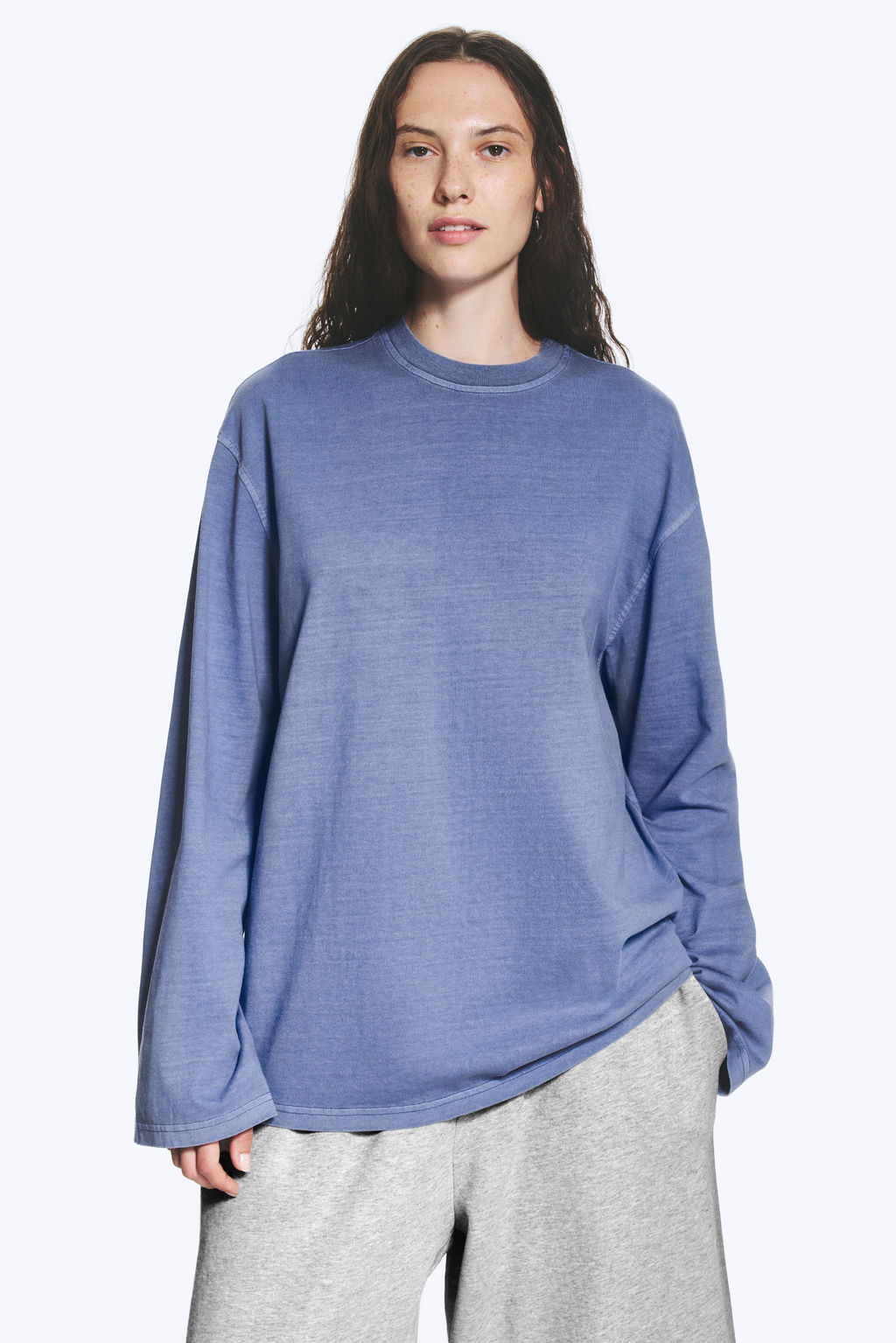 Camiseta de manga larga oversize - H&m фото 3