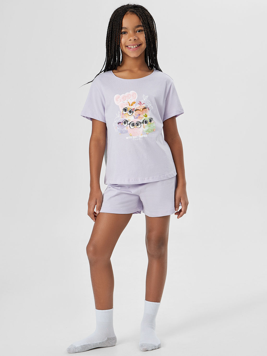 Комплект домашний для девочек с надписью Good day... - Mark formelle фото 3