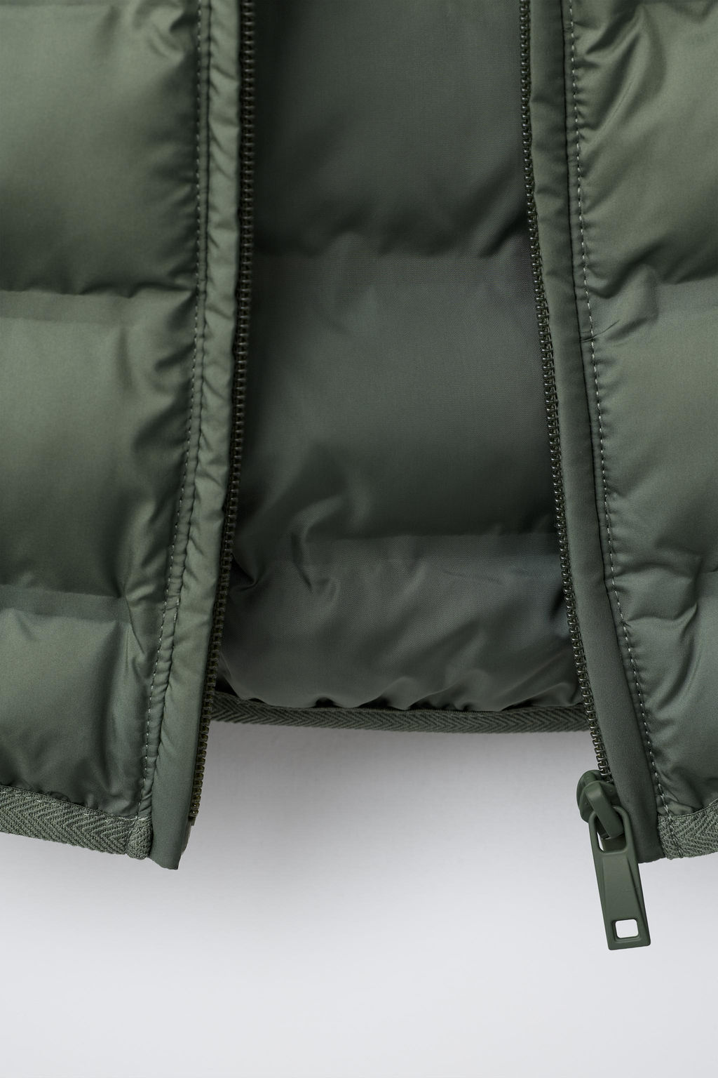 CHALECO ULTRALIGERO CAPUCHA WATER REPELLENT / Khaki - Zara фото 8