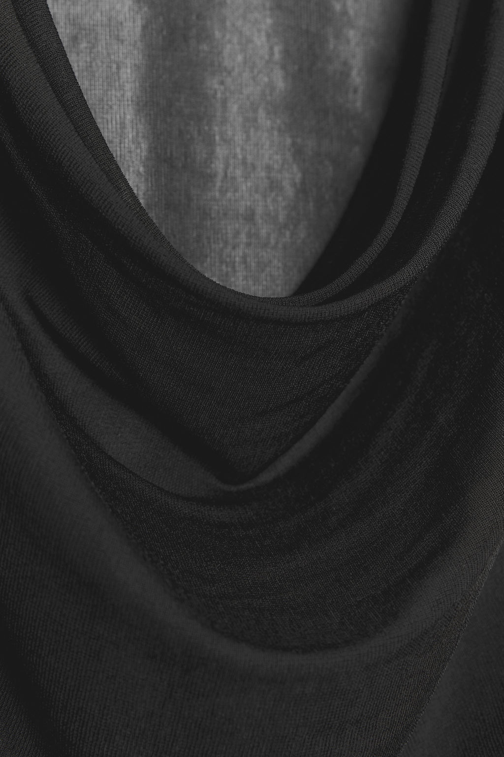 SEMI-SHEER T-SHIRT WITH DRAPED BACK - Zara фото 5