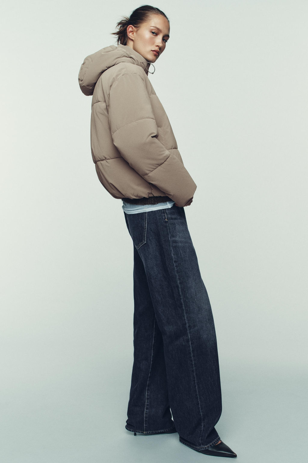 ANORAK CORTO CAPUCHA WATER REPELLENT WINDPROOF / Tostado - Zara фото 4