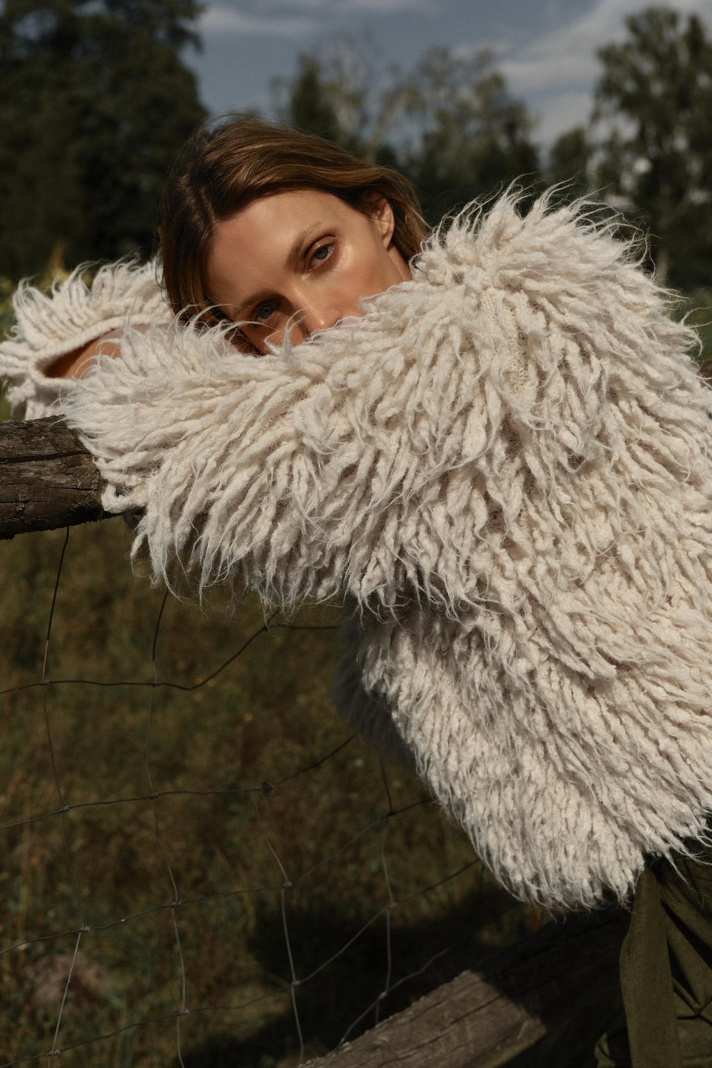 BRUSHED EFFECT FRINGED CARDIGAN - Zara фото 2