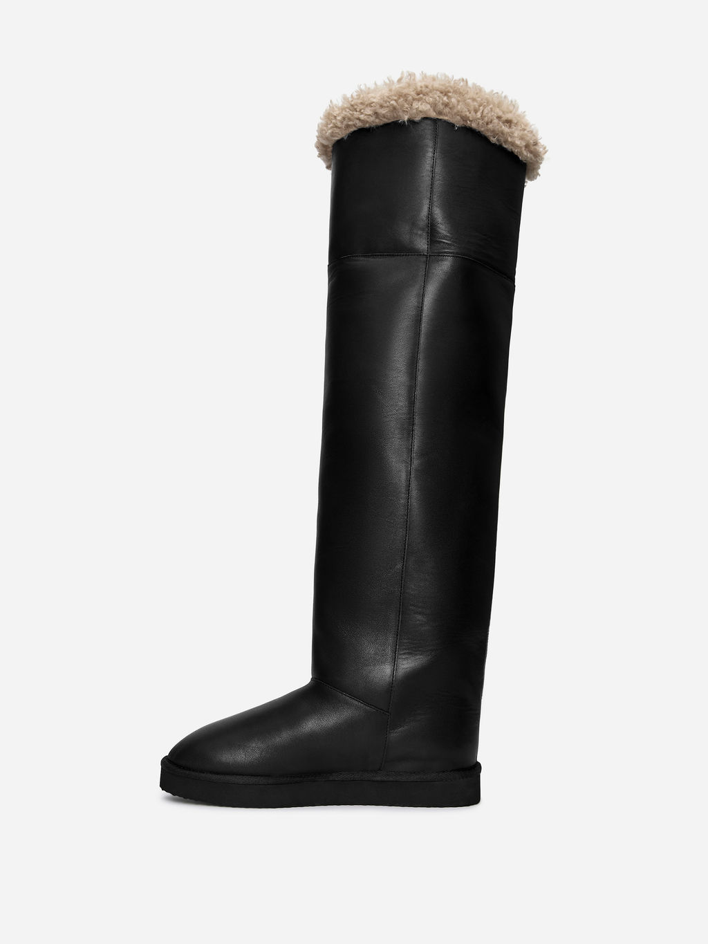 Botas de cuero por encima de la rodilla - H&m фото 2