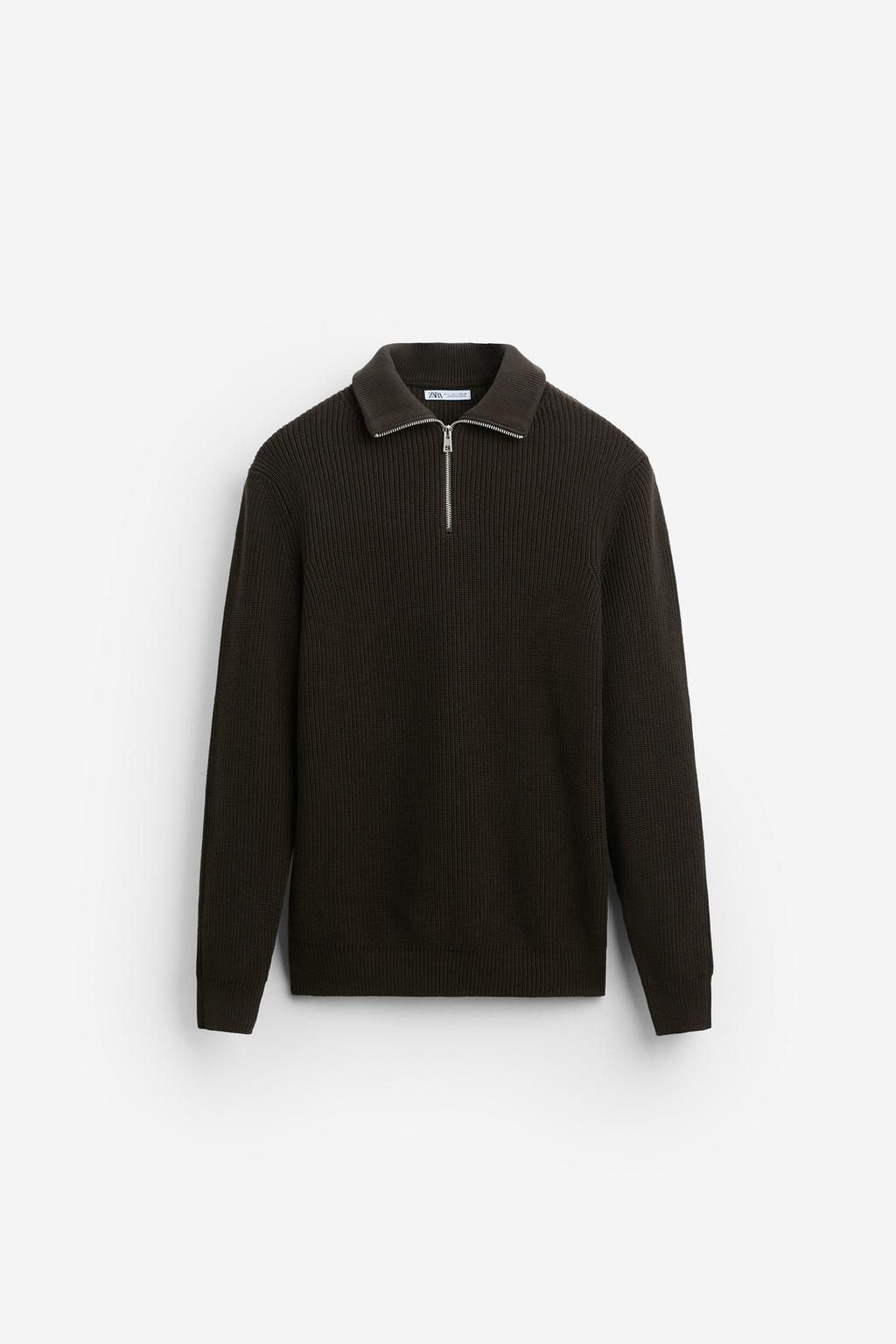 QUARTER-ZIP SWEATER - Zara фото 41