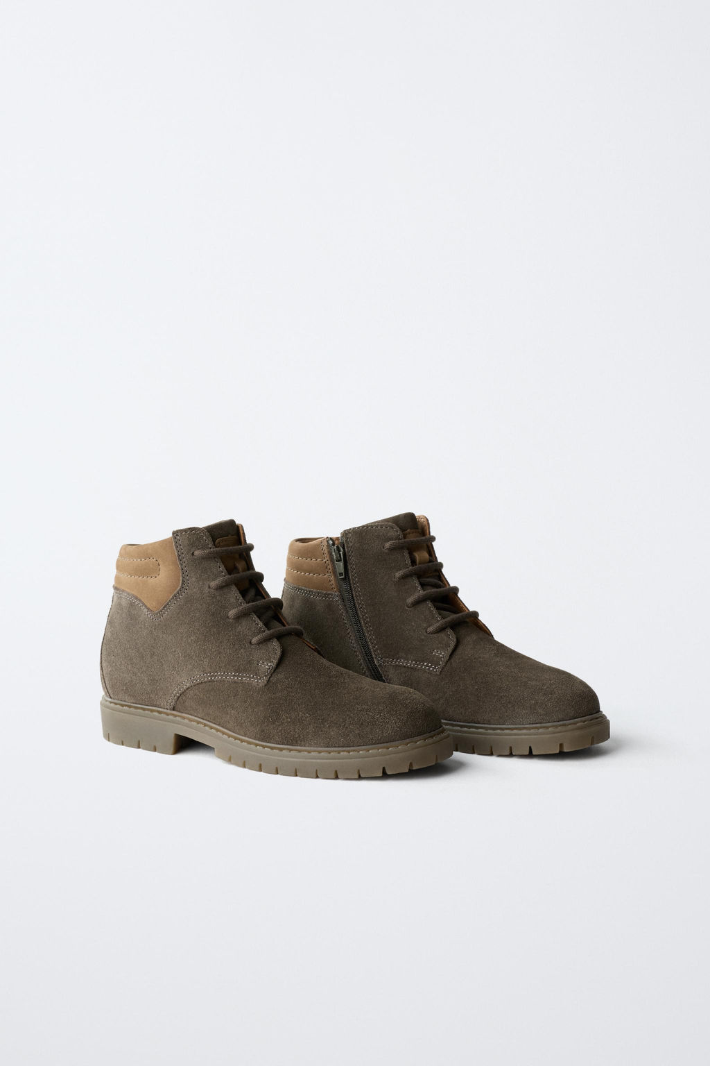 LEATHER ANKLE BOOTS - Zara фото 2
