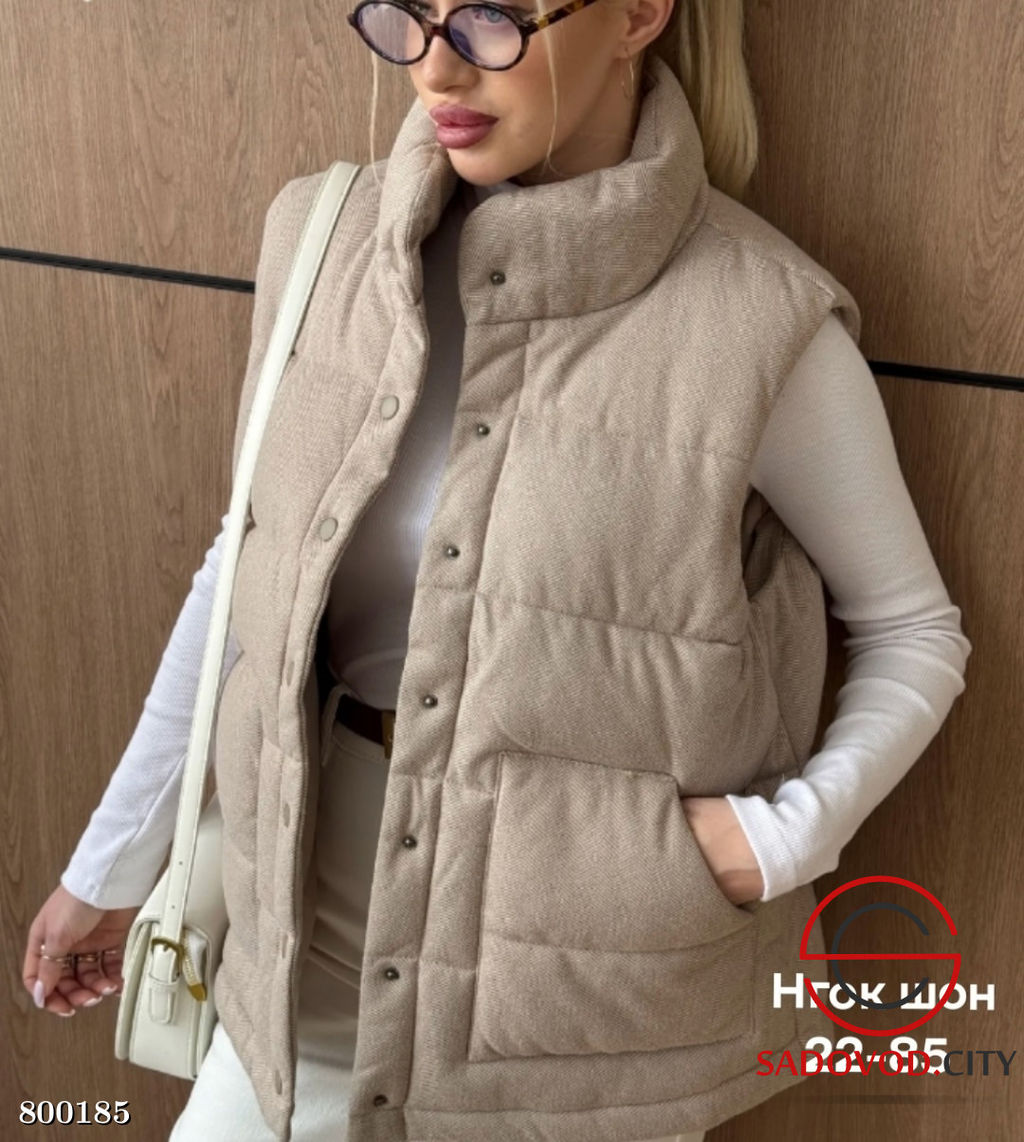Жилет из холлофайбера женский