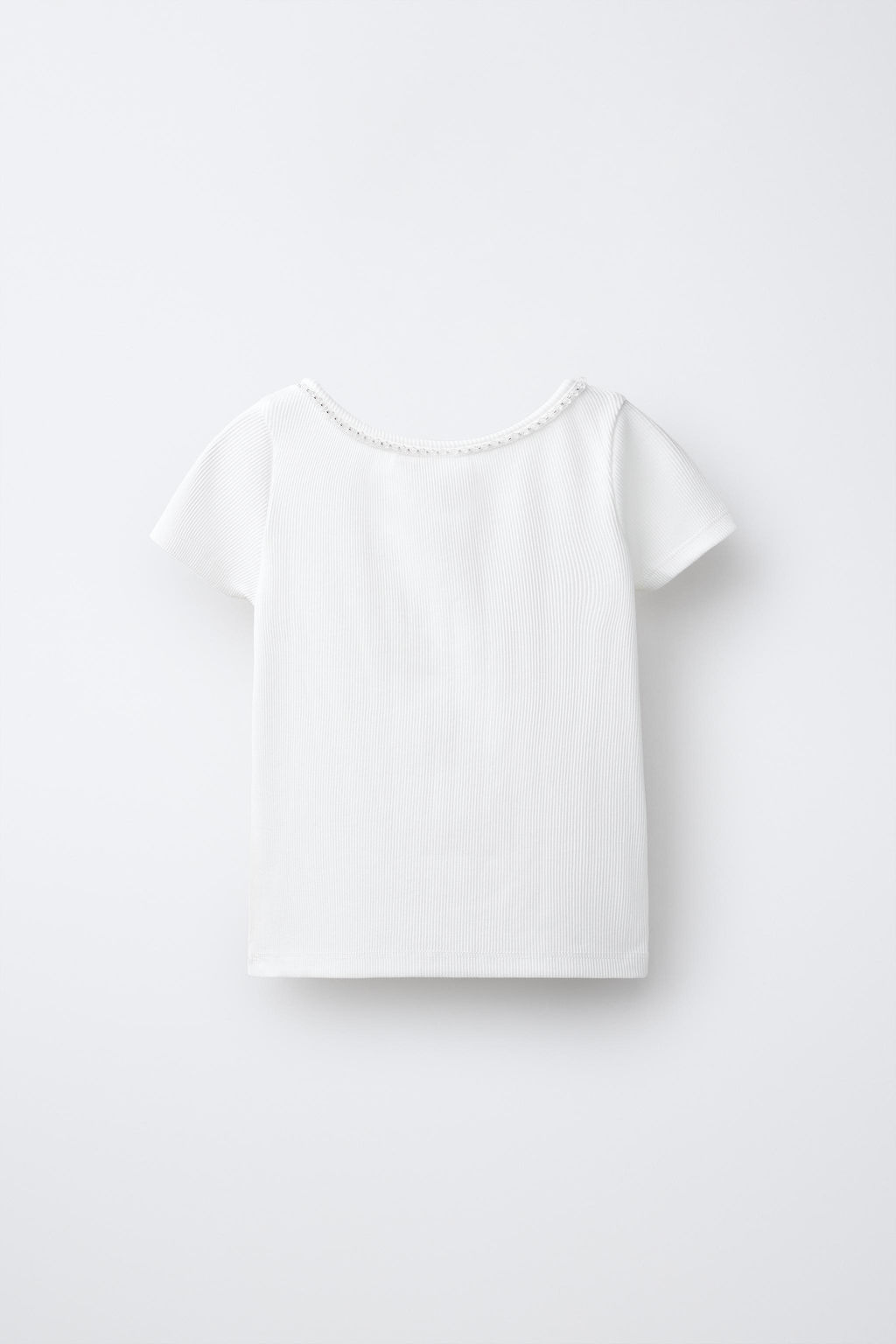 CAMISETA RIB JOYAS / Blanco - Zara фото 2