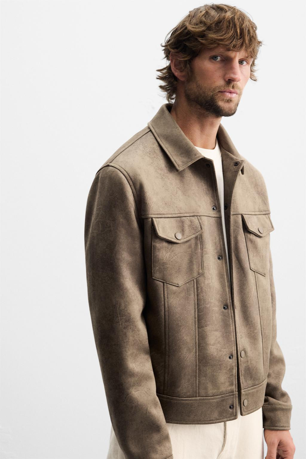 FAUX SUEDE JACKET - Zara фото 5