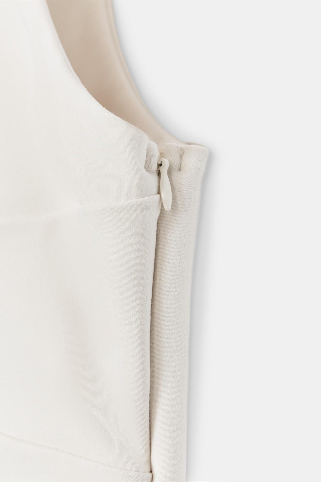 VESTIDO CORTO CUT OUT / Blanco roto - Zara фото 7