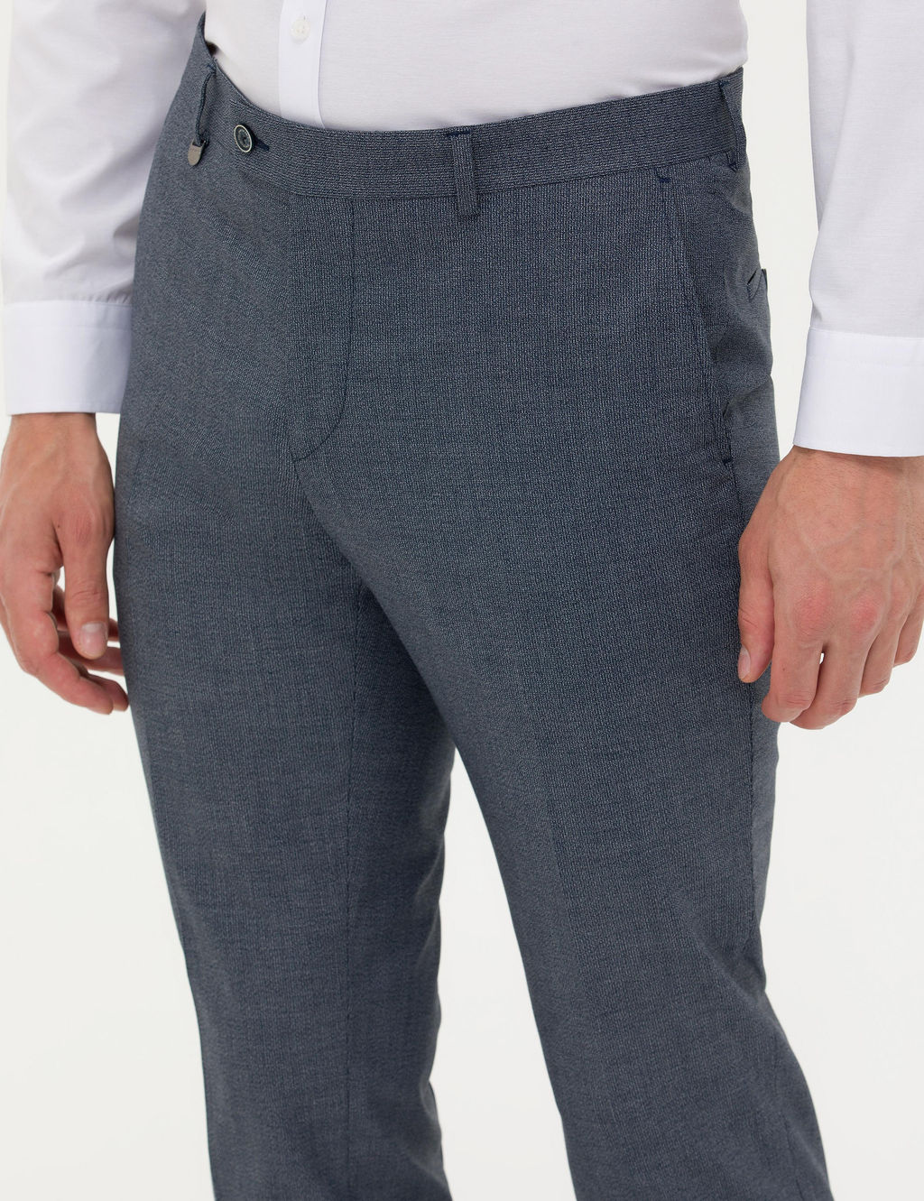 Lacivert Slim Fit Kuma_ Pantolon - Pierre cardin фото 4