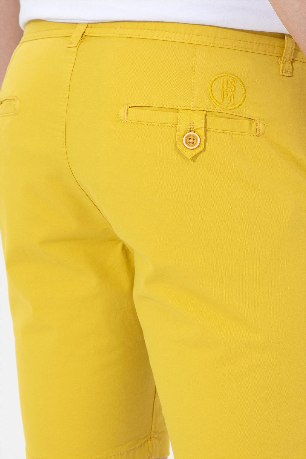 U. S. Polo Assn Мужские шафрановые тканые шорты - U.s. polo assn фото 14