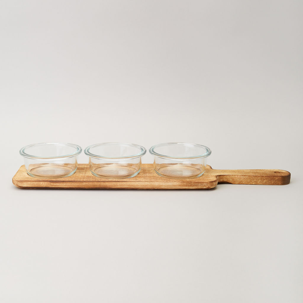 МЕНАЖНИЦА 3-Х СЕКЦИОННАЯ НА ДЕРЕВЯННОЙ ПОДСТАВКЕ 230 МЛ - Lefard фото 2