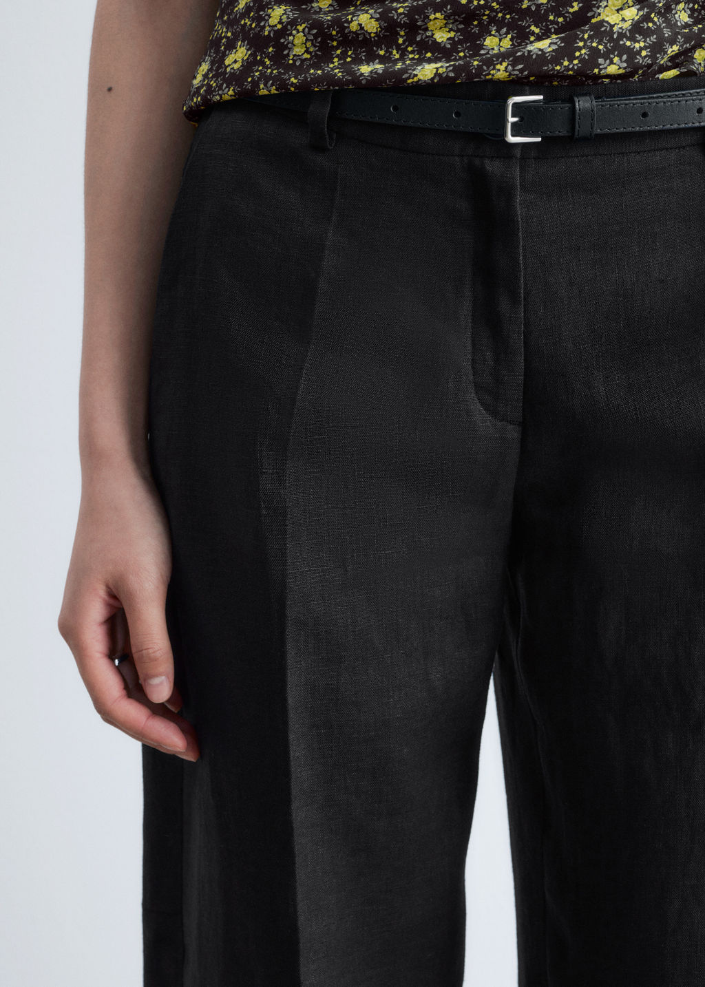 Pantalones sastre de lino - H&m фото 9