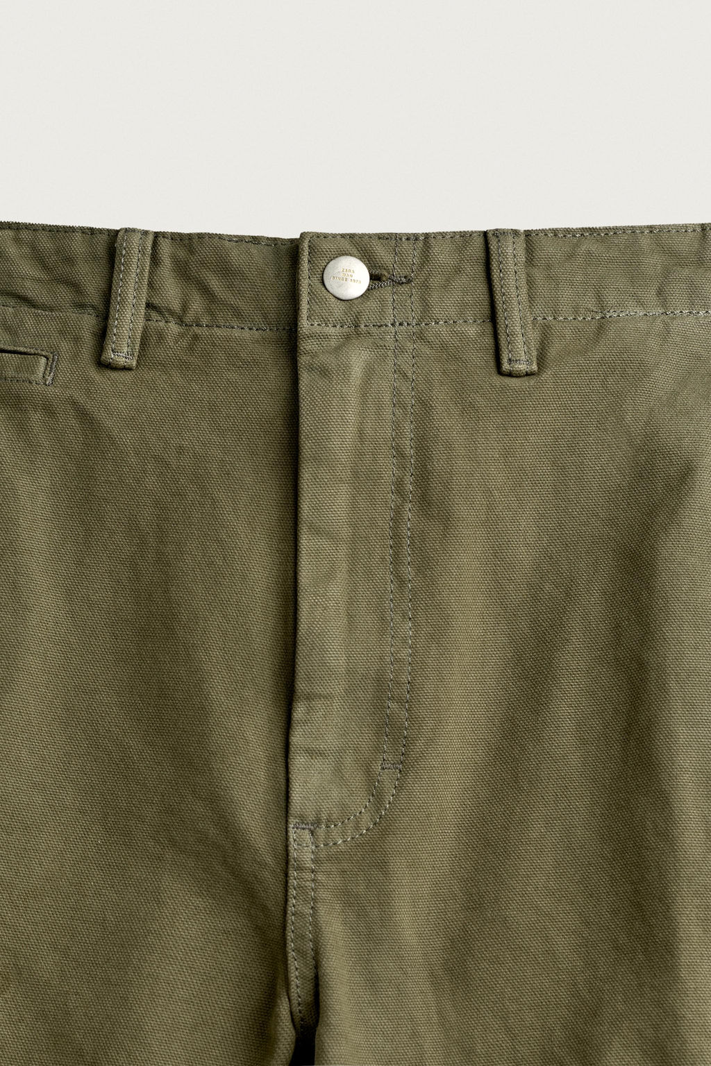 BERMUDA CARGO RELAXED FIT / Verde - Zara фото 9