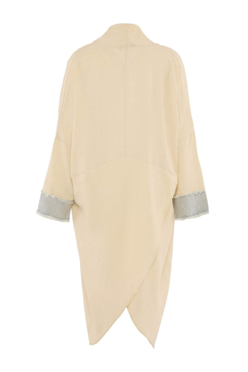 Ta_ Rengi Dokuma Oversize Maxi Plaj Kimono&Kaftan TBESS26LE00017 - Trendyolmilla фото 6