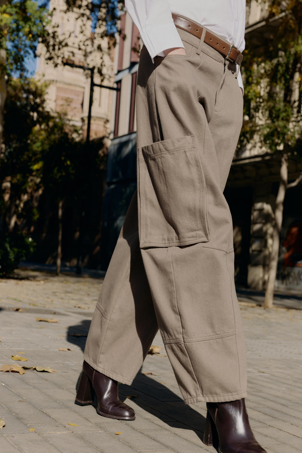 CARGO BALLOON TROUSERS - Zara фото 4