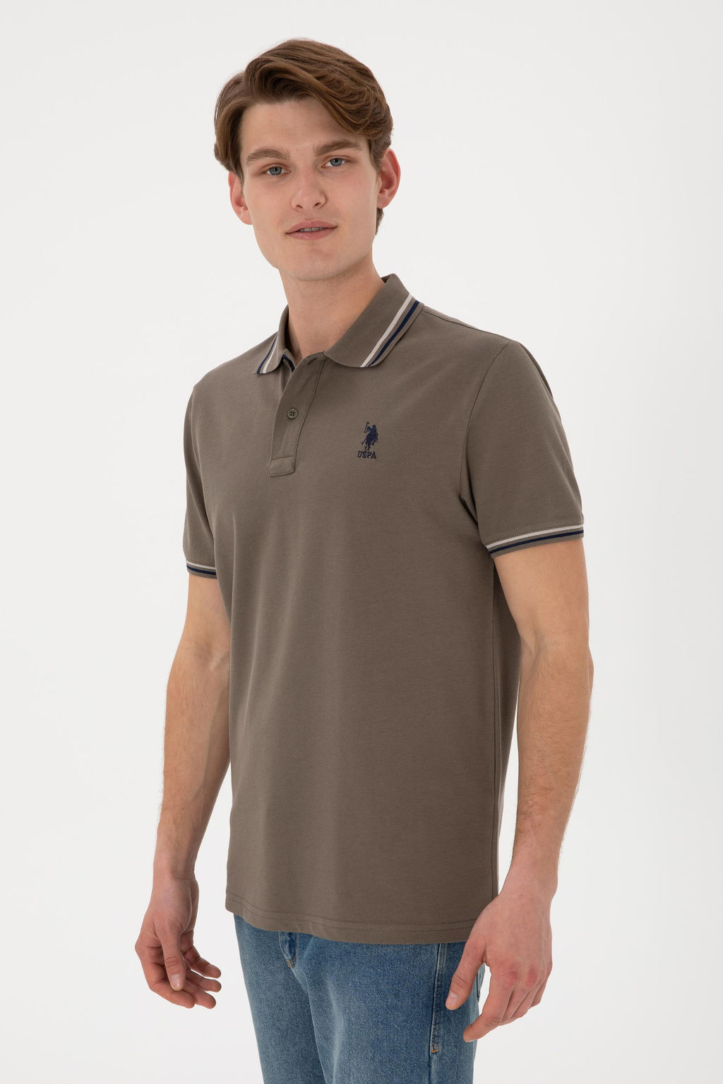 Erkek Vizon Basic Ti__rt Sepette S_rpriz _ndirim - U.s. polo assn фото 4