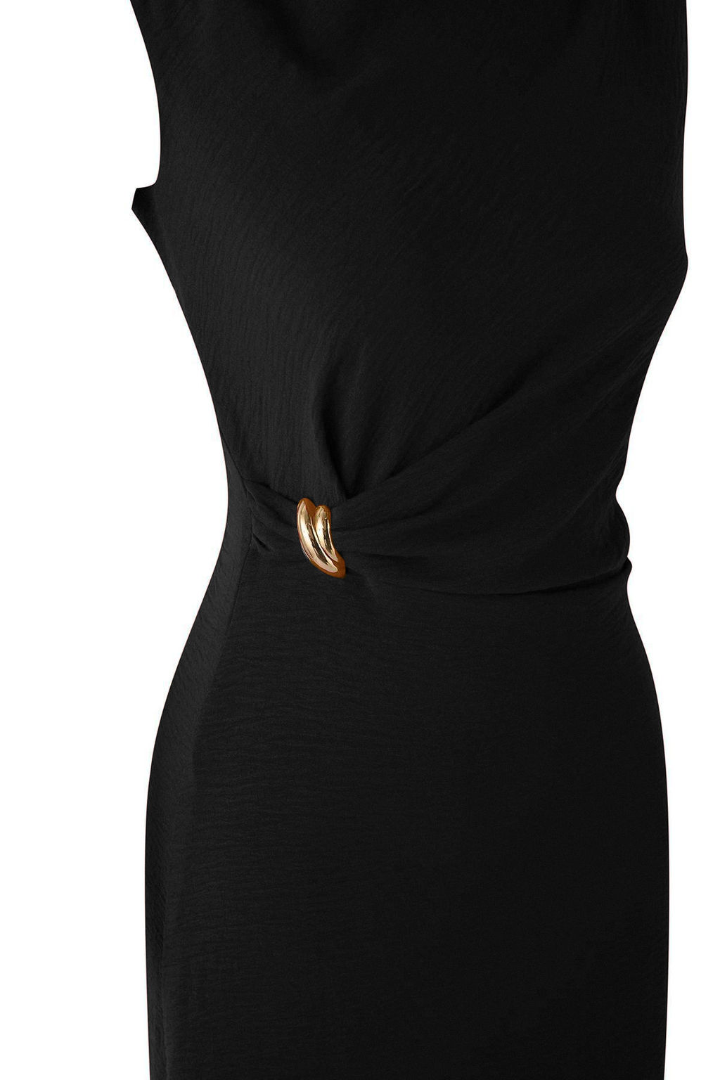 Koyu Visne Aksesuar Detayl? Midi Dokuma Elbise TWOSS25EL00862 - Trendyolmilla фото 16