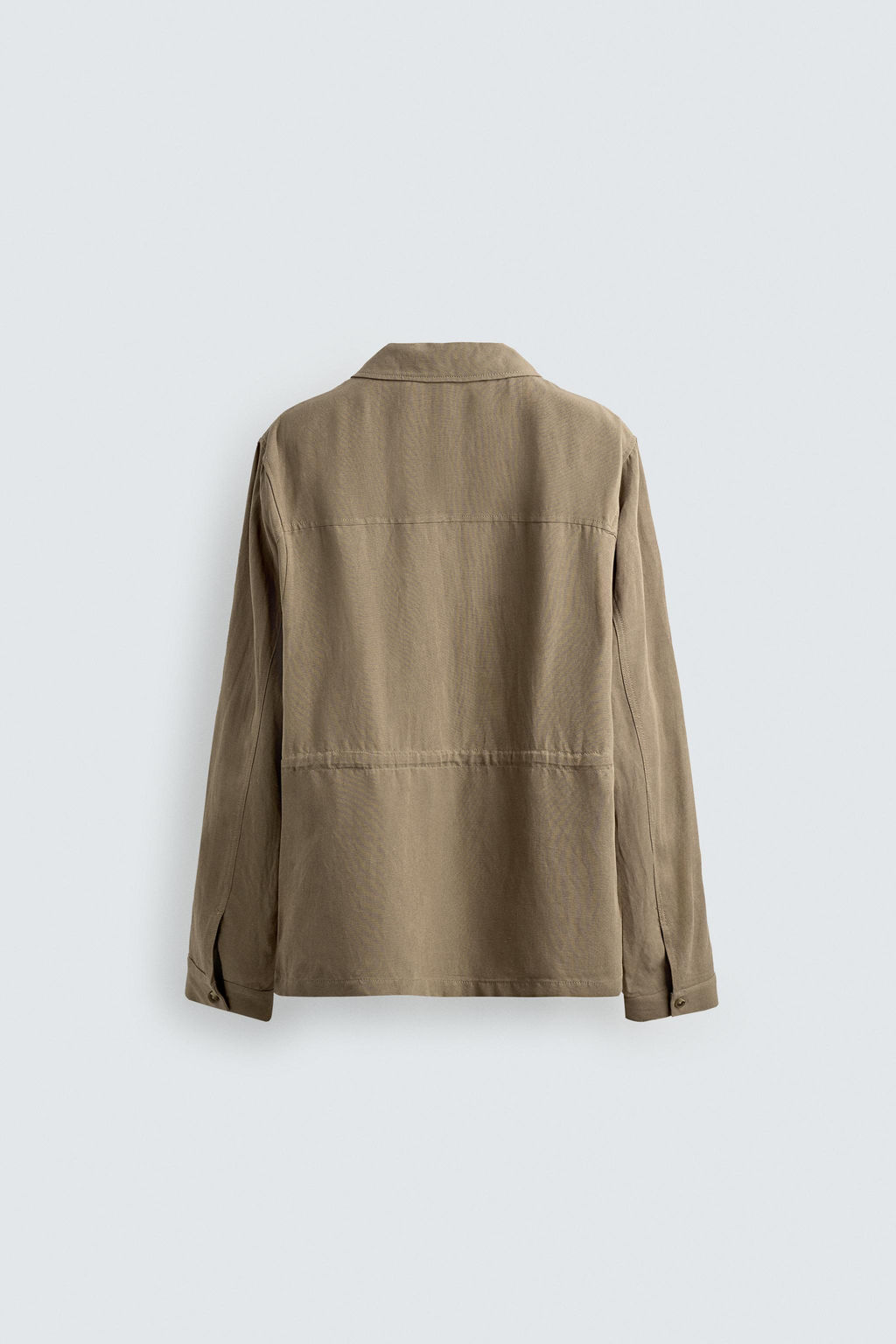 PARKA LIGERA VISCOSA - LINO / Vis?n oscuro - Zara фото 8