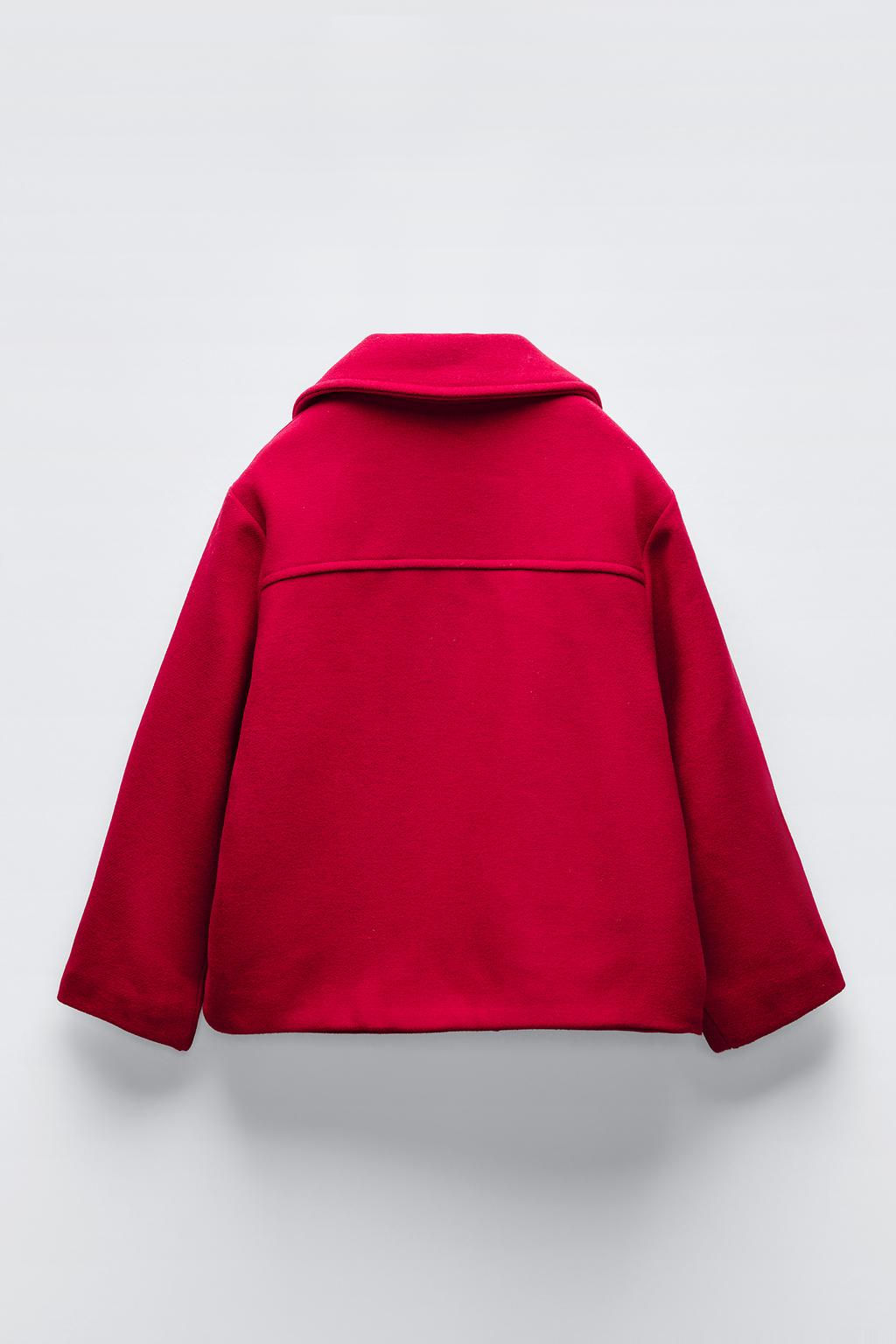 FELT TEXTURE COAT - Zara фото 3