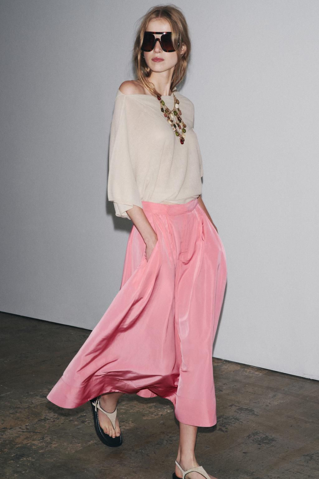 ZW COLLECTION MIDI SKIRT - Zara фото 11