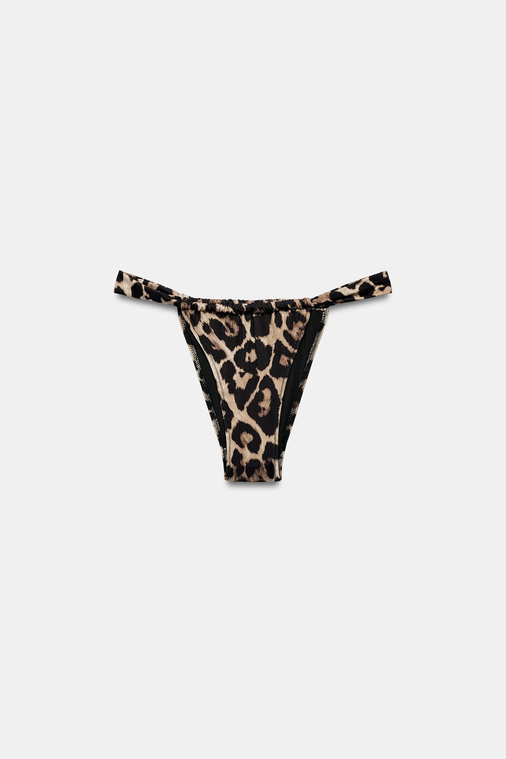 BRAGUITA BIKINI CORTINILLA ESTAMPADO ANIMAL / Leopardo - Zara фото 4