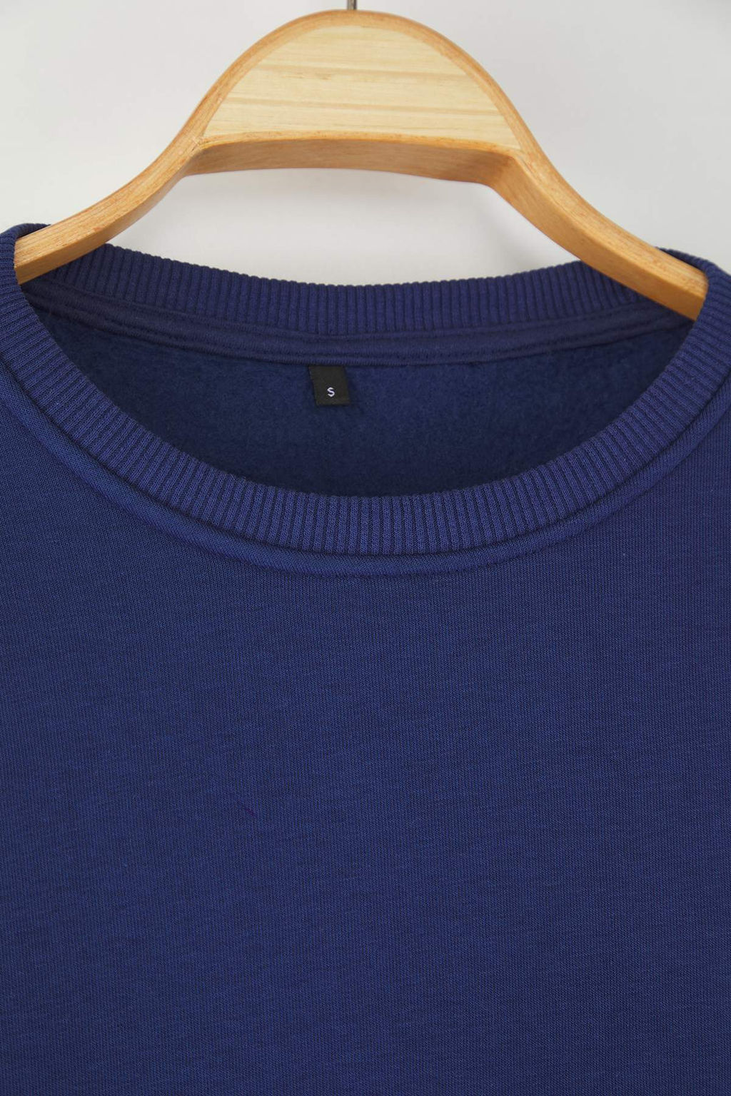 TRENDYOL MAN Siyah Oversize/Genis Kesim Pamuklu Basic Ici Polarl? Kal?n Sweatshirt TMNAW25SW00011 - Trendyolmilla фото 7