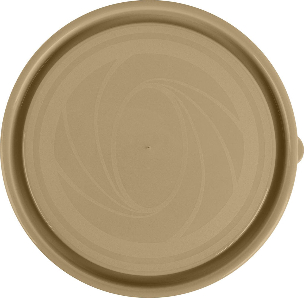 Салатник Plast Team Galaxy с крышкой 4л 260х255х130 мм шоколадный мокко PT185611015