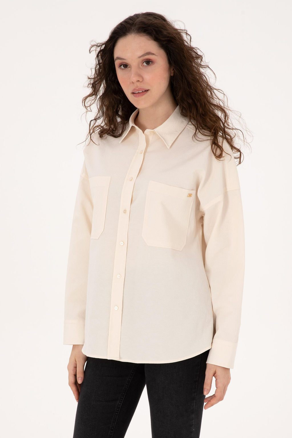 Kad_n Krem Uzun Kollu G_mlek - U.s. polo assn фото 3