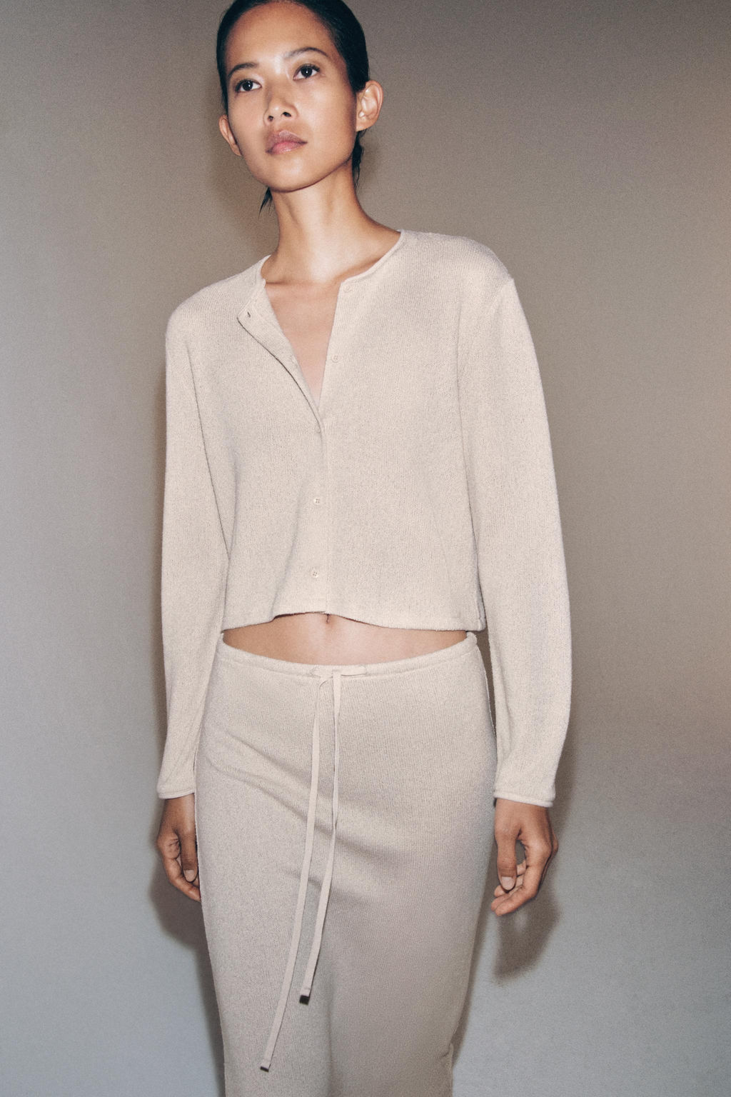 FALDA LARGA RECTA / Beige - Zara фото 2