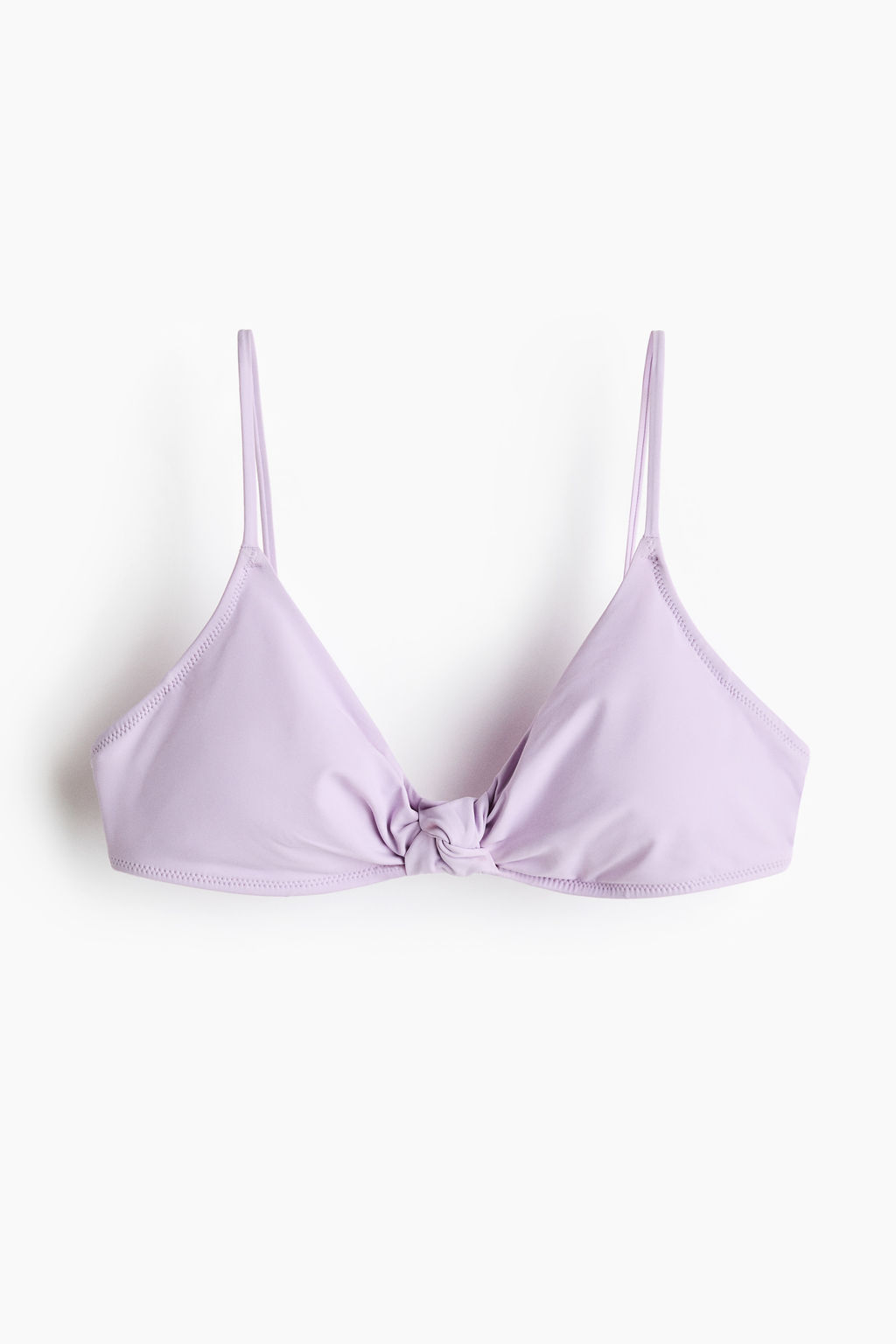 Top de bikini con nudo decorativo y relleno - H&m фото 7