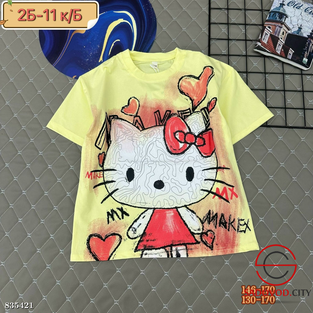 Футболка для девочки с рисунком