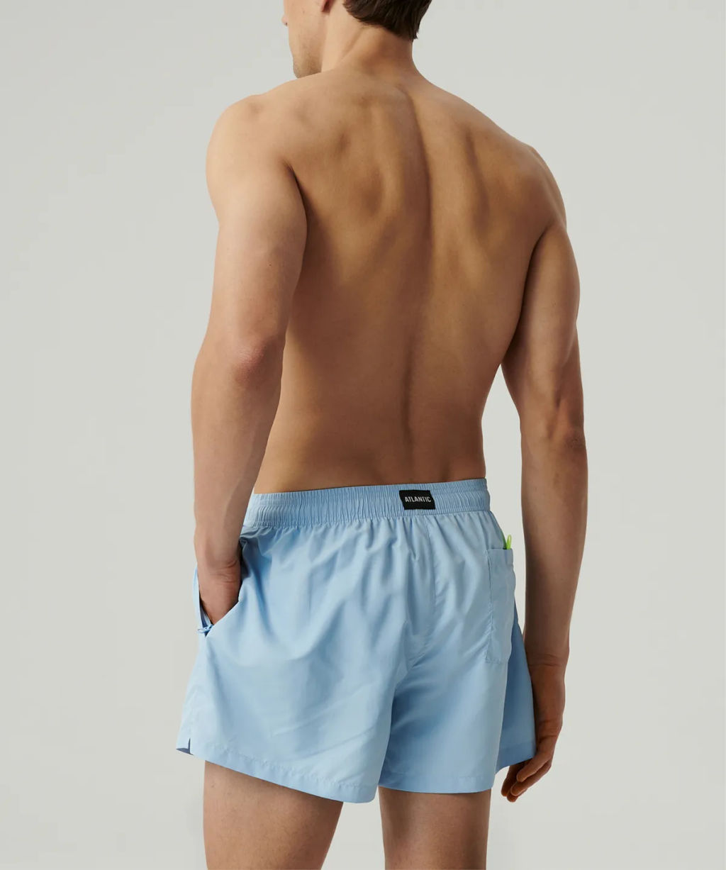 ATLANTIC KMB-222 Шорты мужские пляжные Fast Dry серый фото 4