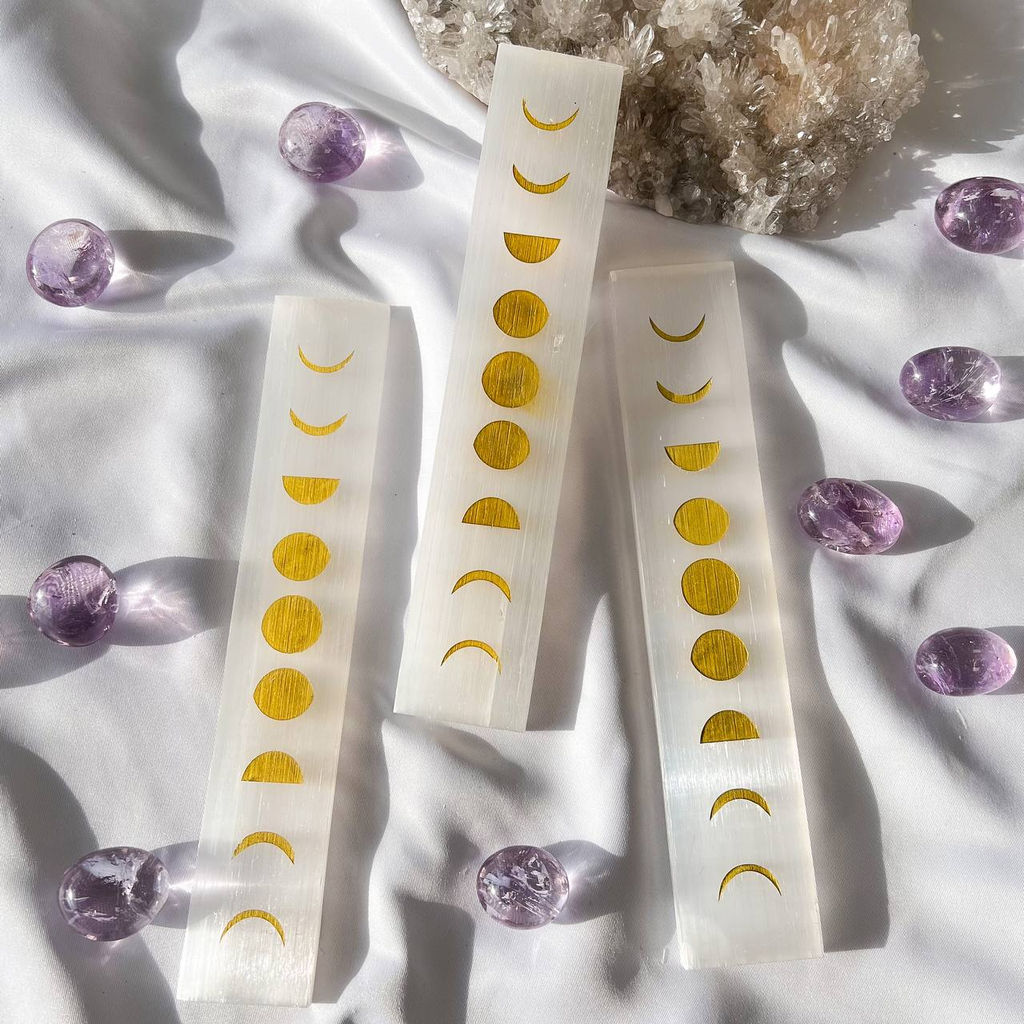 Пластина Селенит Лунный цикл